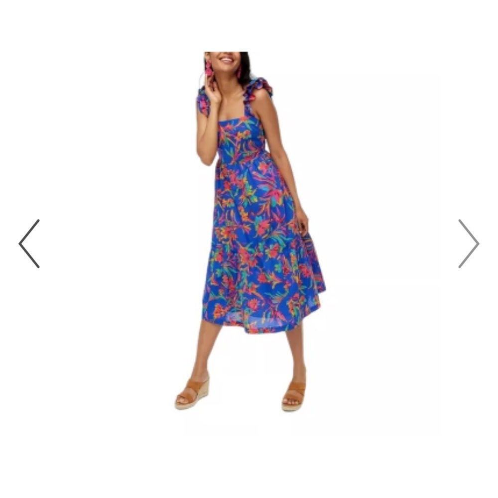 NWT JCrew Floral print maxi dress 10 - Picture 7 of 8
